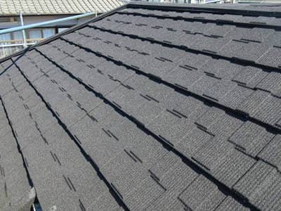 滋賀県大津市大石にて超軽量屋根セネターへのカバー工法